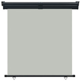 Markiza boczna na balkon, 165x250 cm, szara