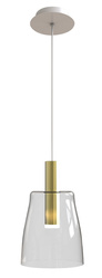 Lampa wisząca bezbarwna szkło LED 5W Modena Ledea 50133069