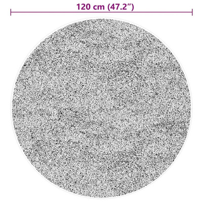 vidaXL Dywan HUARTE z krótkim włosiem, czerwony, Ø 120 cm