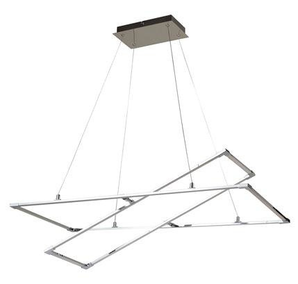 lampa sufitowa wisząca candellux apeti kseros led chromowy 4000k