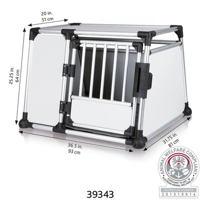 TRIXIE Transporter dla zwierząt, rozmiar L, aluminiowy