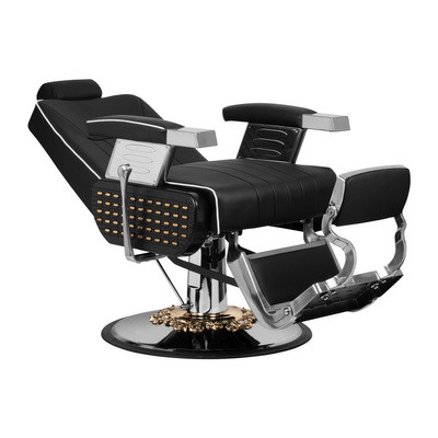Gabbiano fotel barberski Livio czarny 136677
