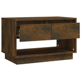 vidaXL Szafka pod TV, przydymiony dąb, 70x41x44 cm