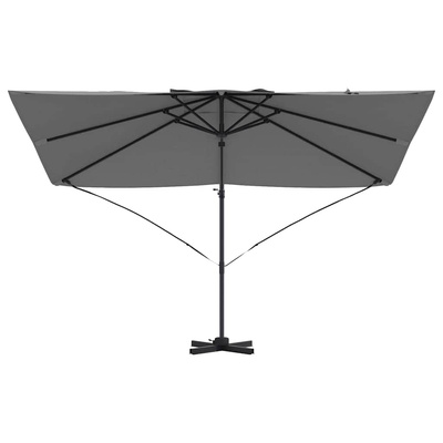 Parasol plażowy Antracyt 351 x 250 x 260 cm