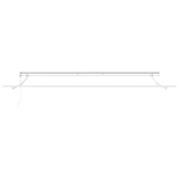 Rama markizy Biały 500 × 300 cm Aluminium