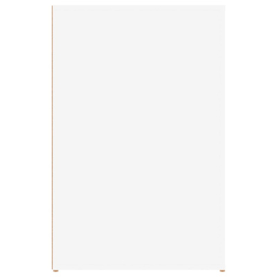 vidaXL Biurko, białe, 100x49x75 cm, materiał drewnopochodny