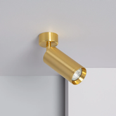 Lampa punktowa Natynkowa Nastawna złota Abruzzo Christiano 1xGU10