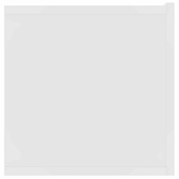 Ścienne szafki TV, 2 szt., białe, 80x30x30 cm