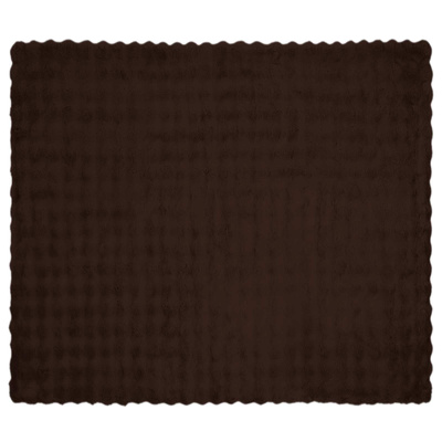 Koc antypoślizgowy z sztucznego futra królika Olite 4 pcs Camel