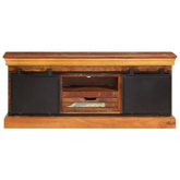 vidaXL Szafka pod TV, 110x30x45 cm, lite drewno odzyskane