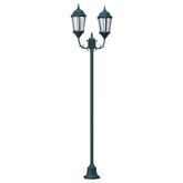 Lampa ogrodowa Vintage szczotkowana zieleń 68 x 20 x 235 cm
