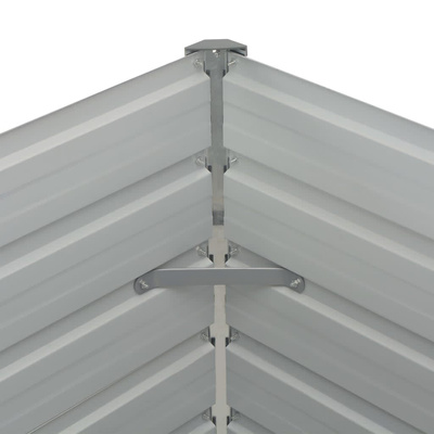 Donica do podniesionej grządki, antracytowa, 160x80x77 cm, stal