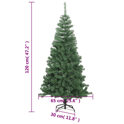 choinka ze stojakiem, 120 cm, 230 gałązek Sztuczna