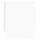 vidaXL Szafka pod TV, z drzwiczkami, biała, 102x30x36 cm