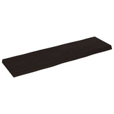 Blat ciemnobrązowy 140x40x(2-6) cm drewno z naturalną krawędzią