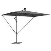 Parasol plażowy Ze LED Lights Antracyt 294 x 200 x 270 cm