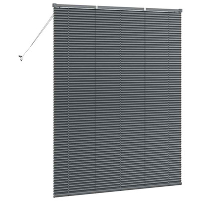 Żaluzje weneckie Ciemnoszary 175 x 140 cm Aluminium