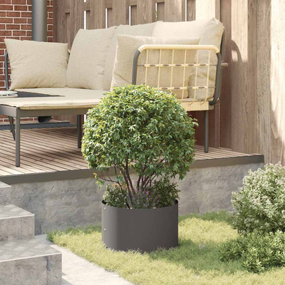 Pierścień doniczki 5 pcs Czarny 30 x 30 x 20 cm Stal zimnogięta