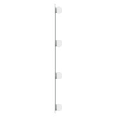 vidaXL Lustro ścienne z LED, 40x60 cm, szklane, prostokątne