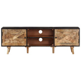 vidaXL Szafka pod TV, 140x30x46 cm, surowe drewno mango i akacjowe