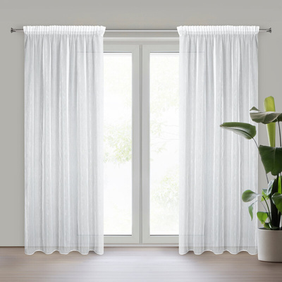 Firana Alexi biała 140x280