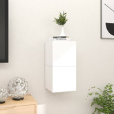 vidaXL Wiszące szafki telewizyjne, 2 szt., białe, 30,5x30x30 cm