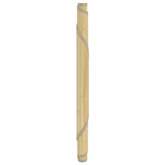 vidaXL Dywan okrągły, jasny naturalny, 60 cm, bambusowy