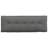 Poduszka na plecy Ciemnoszary 140 x 19 x 50 cm tkanina