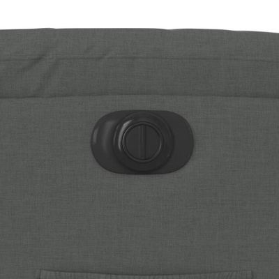 vidaXL Podnoszony fotel masujący, elektryczny, rozkładany, ciemnoszary