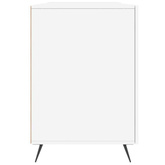vidaXL Biurko białe z połyskiem, 140x50x75 cm, materiał drewnopochodny model standard