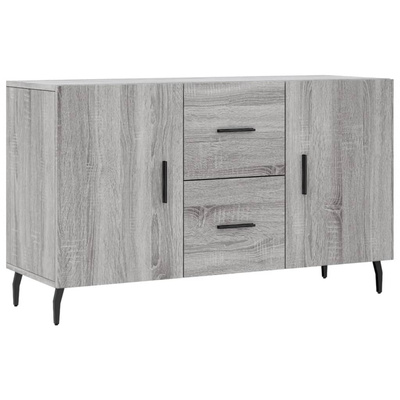 vidaXL Komoda, szary dąb sonoma, 100x36x60 cm, materiał drewnopochodny