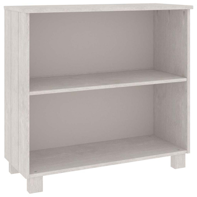 Szafka HAMAR, biała, 85x35x80 cm, lite drewno sosnowe