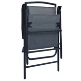 vidaXL Składane krzesła ogrodowe, 2 szt., tworzywo textilene, szare