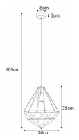 Lampa wisząca K-4000 z serii MARKO