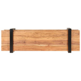 vidaXL Szafka pod TV, 130 x 40 x 40 cm, lite drewno akacjowe