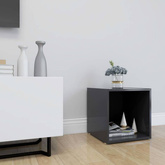 vidaXL Szafka pod TV, szara, 37x35x37 cm, materia drewnopochodny
