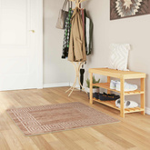 Chodnik dywanowy MARSA Biały 100 x 100 cm Poliester i PVC