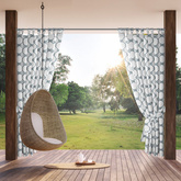 Zasłona Garden biała 155x220