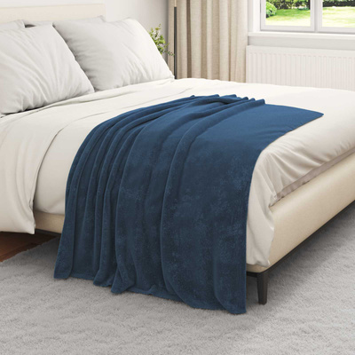 Koce narzutowe 6 pcs Granatowy 130 x 150 cm Polar