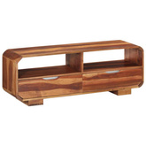 vidaXL Szafka pod TV, 110x30x40 cm, lite drewno akacjowe