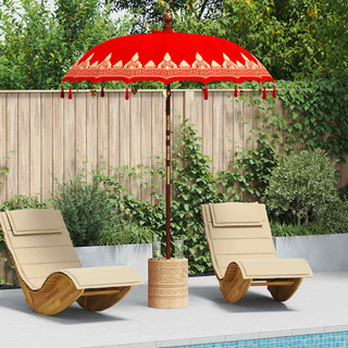 Baliński Parasol Czerwony 185 x 185 x 260 cm