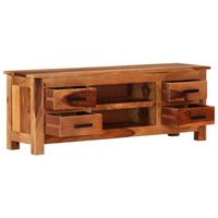 vidaXL Szafka pod TV, 110x30x40 cm, lite drewno sheesham