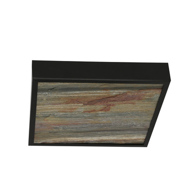Luxan Lampa sufitowa czarny 28w led 4000k fornir forest
