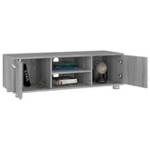 vidaXL Szafka pod TV, szary dąb sonoma, 110x40x35 cm