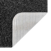 Zestaw mat łazienkowych antypoślizgowych 2 pcs Ciemnoszary PP