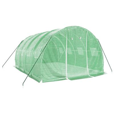 Szklarnia ze stalową ramą, zielona, 12 m?, 4x3x2 m