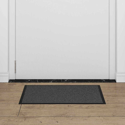 Dywanik wejściowy Czarny 40 x 60 cm polipropylen