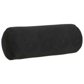 Poduszki Wałkowe 2 pcs Czarny ? 15 x 40 cm Tkanina sztruksowa