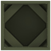Donica 2 pcs Zielony oliwkowy 30 x 30 x 30 cm Stal