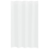Firany Voile z zasłonami 2 pcs Biały 175 x 140 cm Poliester